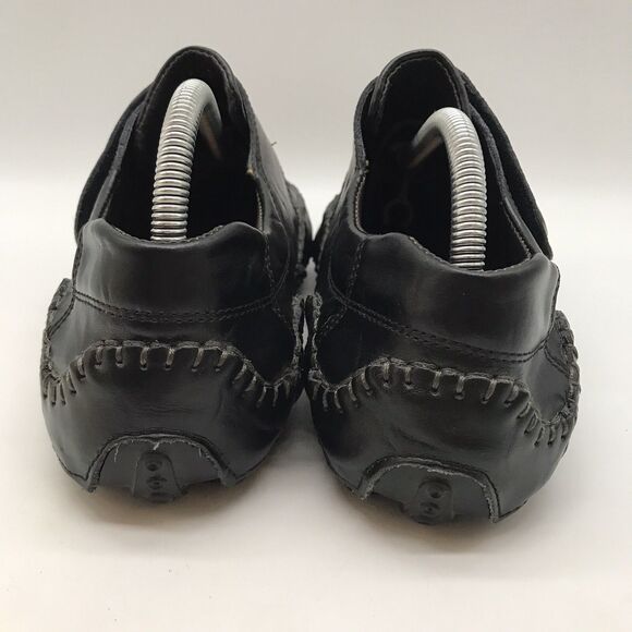 Buyup Leather Lifestyle Boat Shoes Men's 9.5 Black Casual Loafer Catwalk Sneaker - Picture 11 of 14